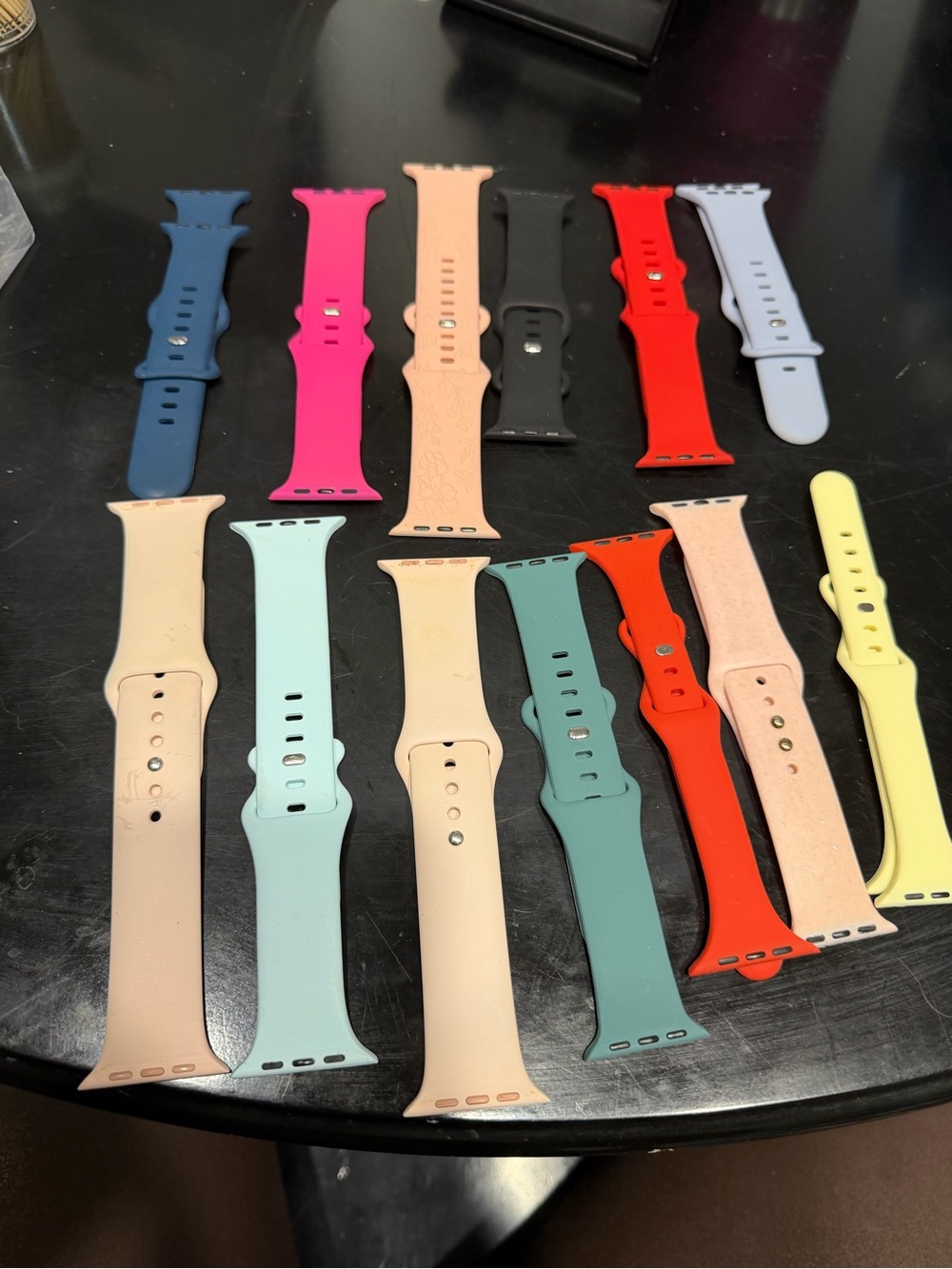 Premium Silicone Smartwatch Bands in Assorted Colors
